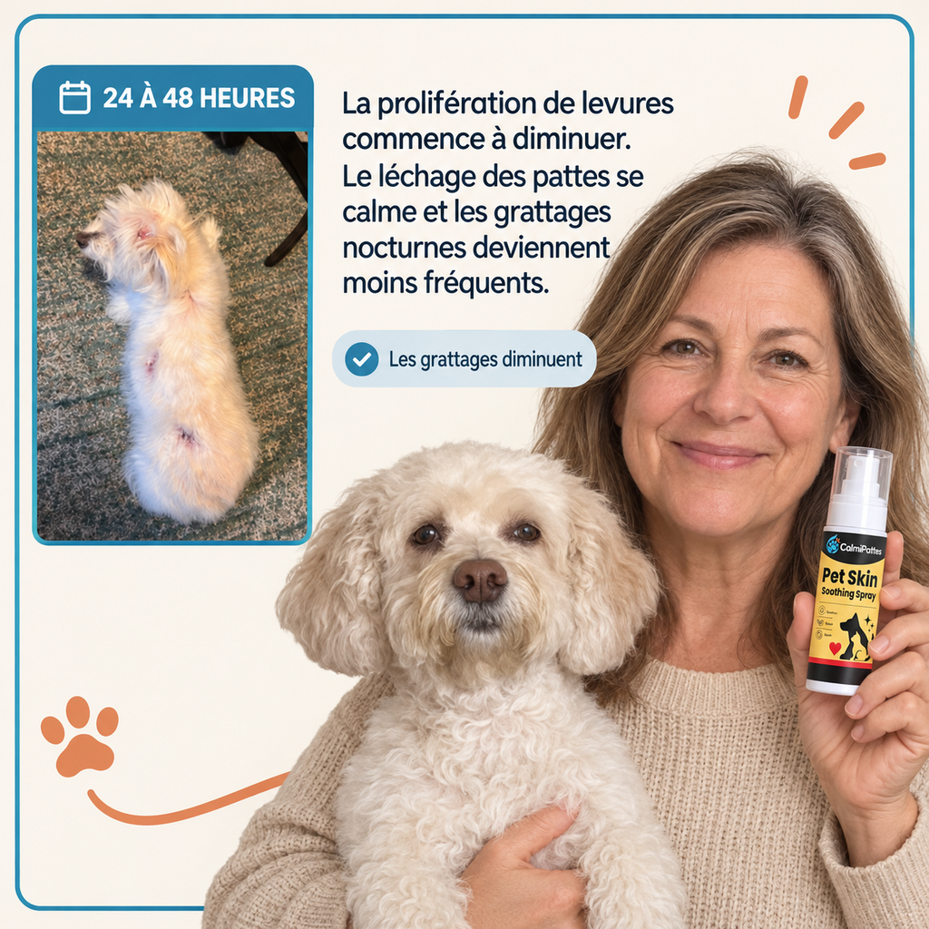 Évolution après 24 à 48 heures